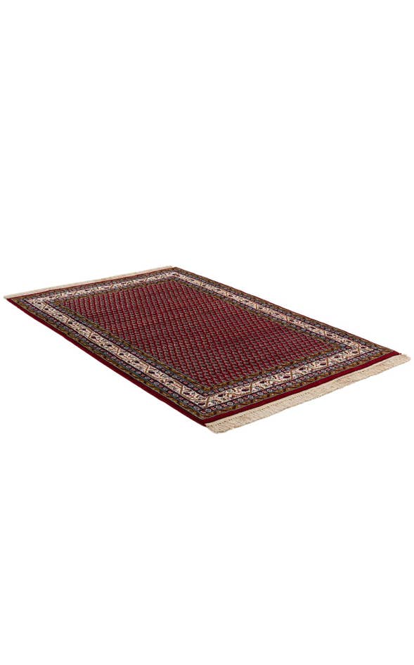 Detail image of 4' x 5' 11 Hand Knotted Mir Wool Rug
