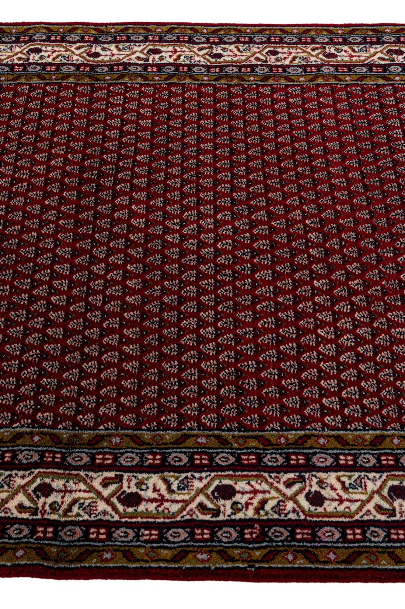 4' x 5' 11 Hand Knotted Mir Wool Rug
