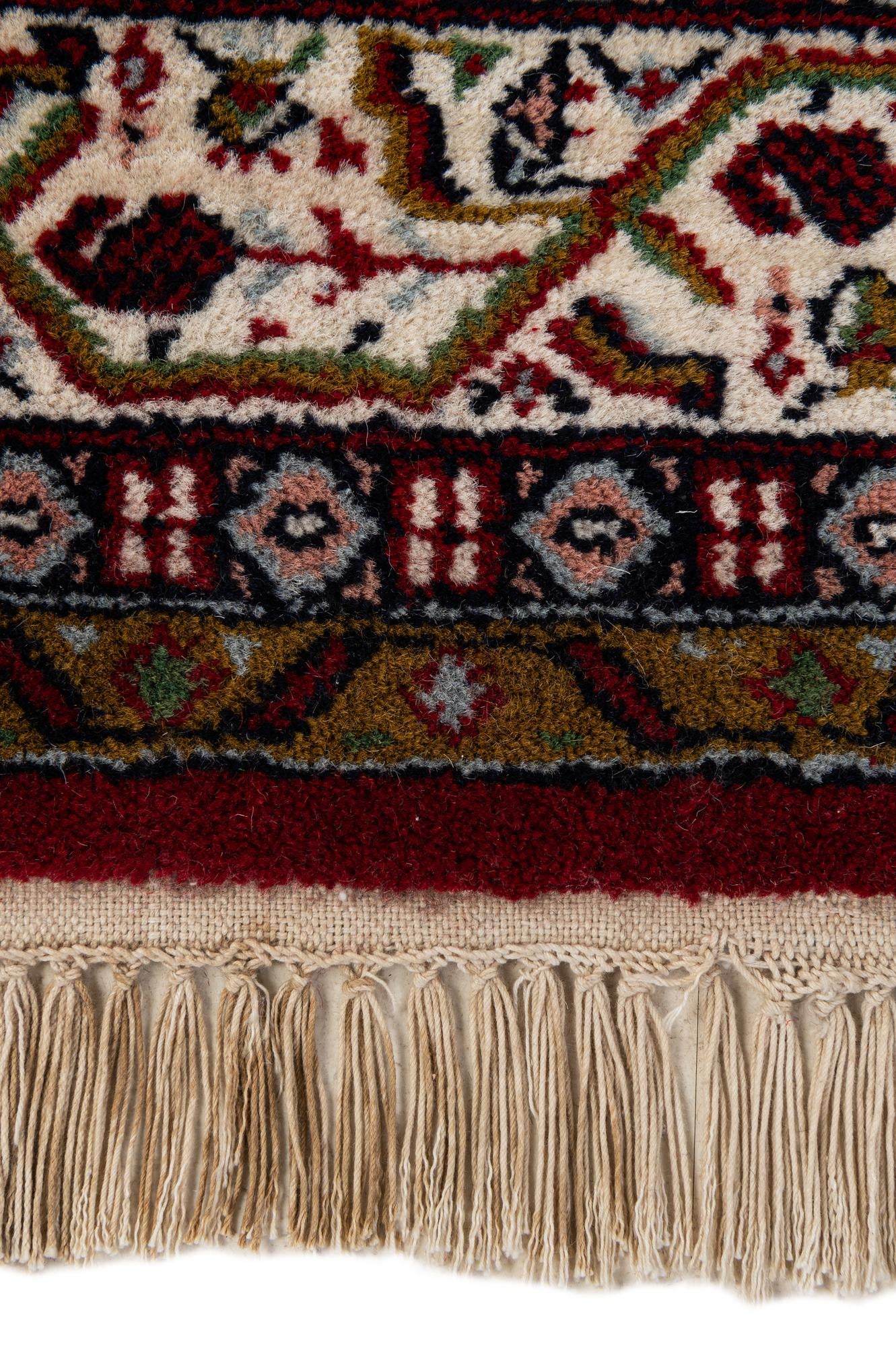4' x 5' 11 Hand Knotted Mir Wool Rug