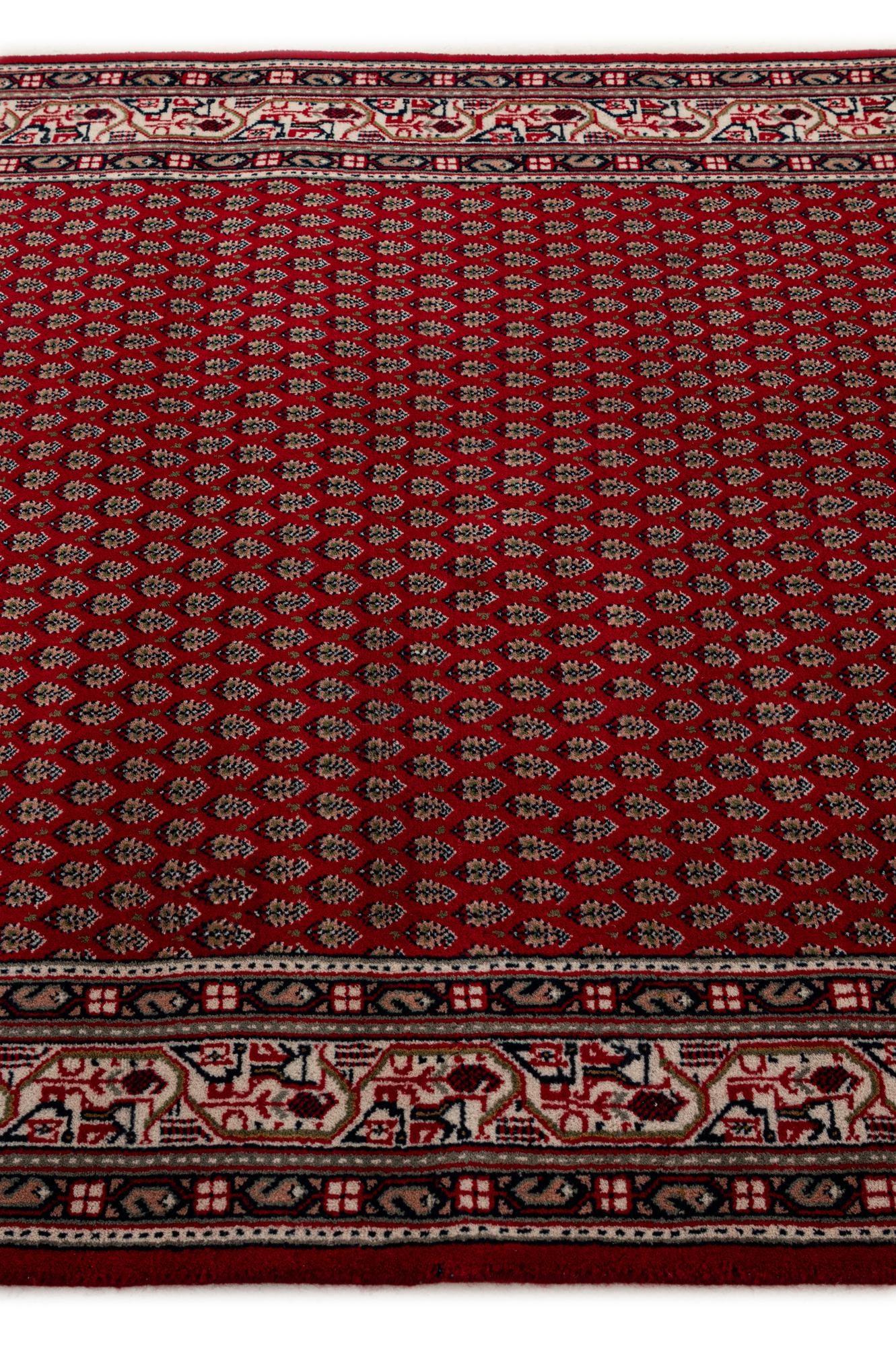 4' x 5' 10 Hand Knotted Mir Wool Rug