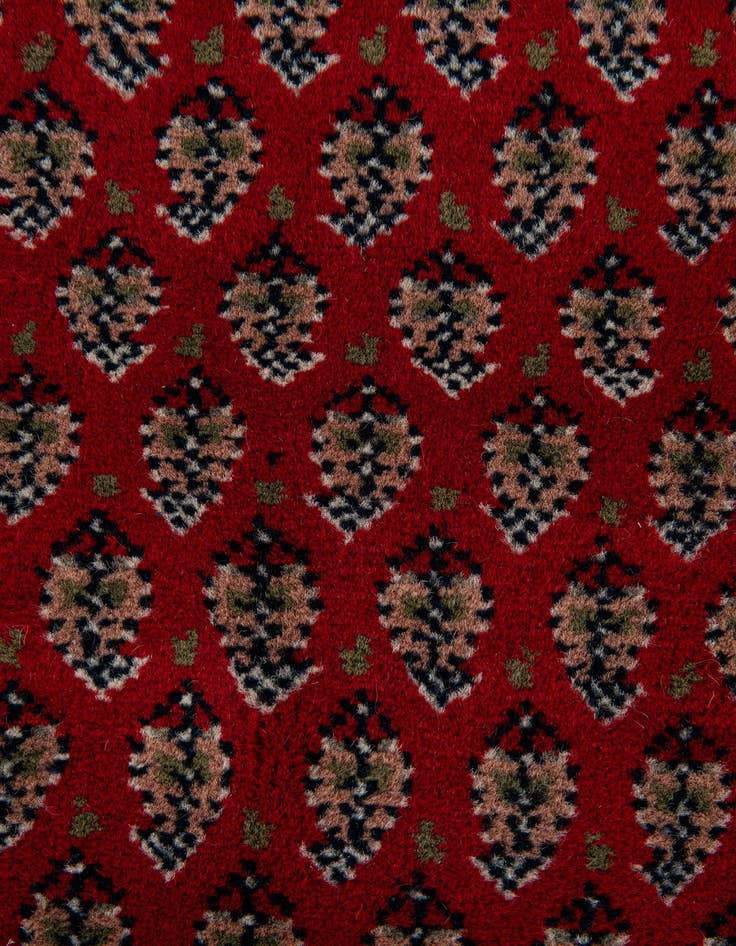 Detail image of 4' x 5' 10  Hand Knotted Mir Wool Rug