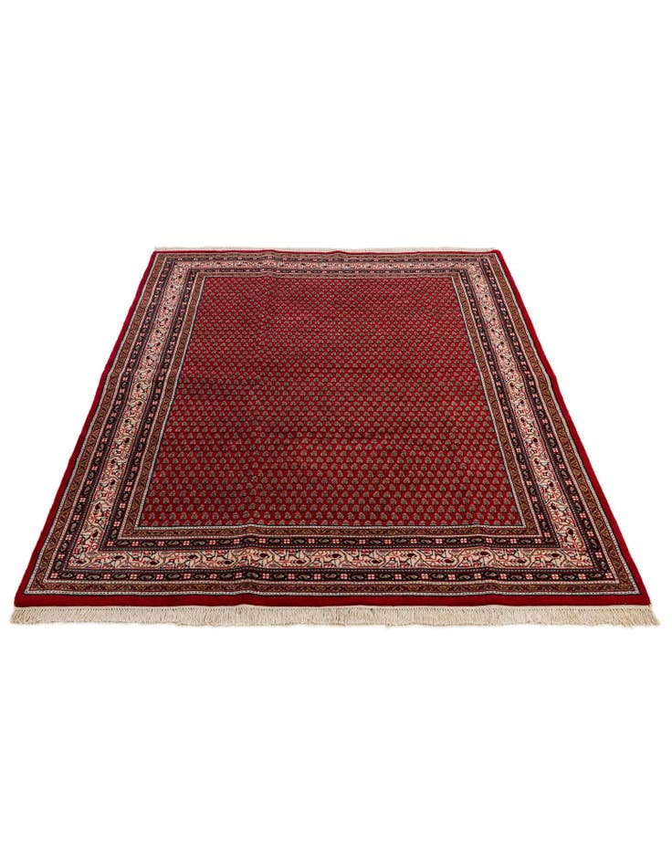 Detail image of 5' 9 x 7' 10 Hand Knotted Mir Wool Rug