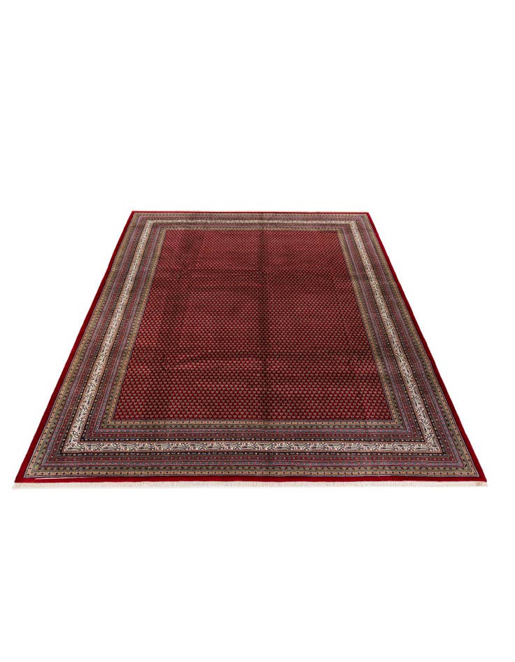 Detail image of 9' 10 x 13' 3 Hand Knotted Mir Wool Rug