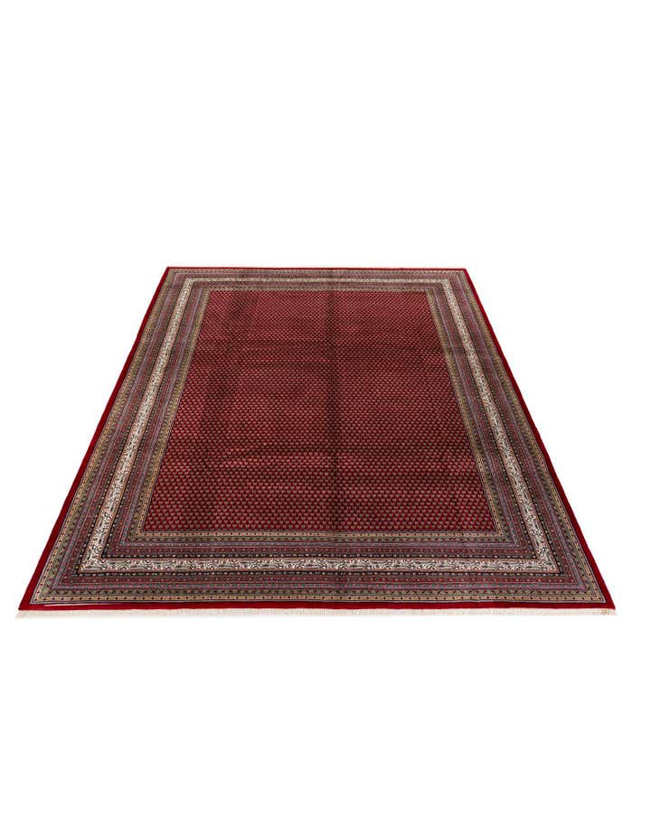 9' 10 x 13' 3 Hand Knotted Mir Wool Rug