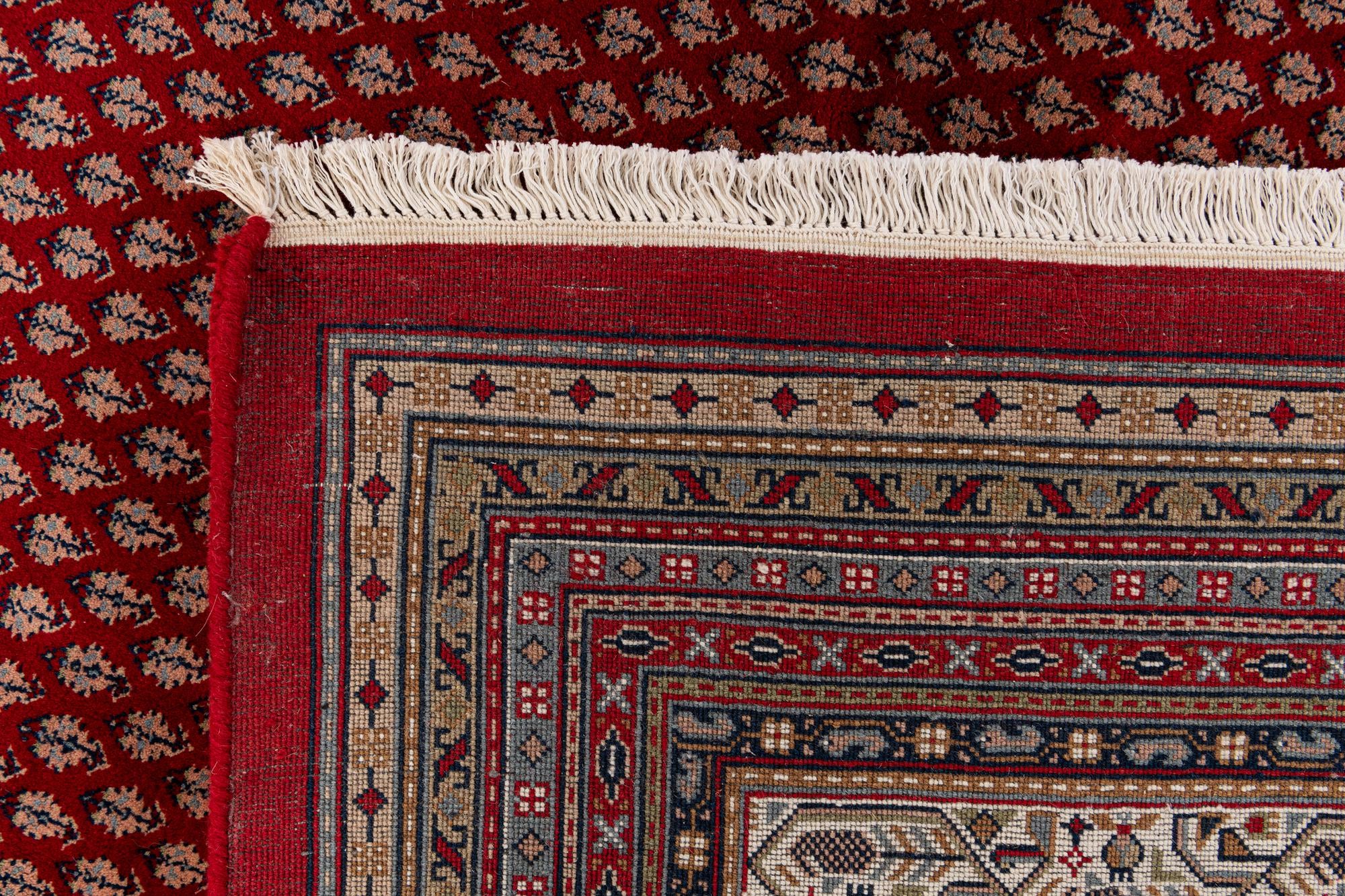 9' 10 x 13' 3 Hand Knotted Mir Wool Rug