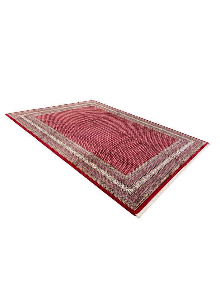 9' 10 x 13' 3 Hand Knotted Mir Wool Rug