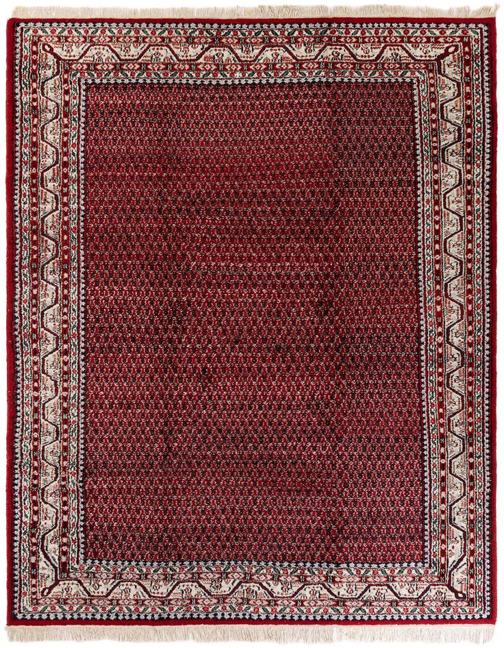 Detail image of 8' 5 x 11' 4 Hand Knotted Mir Wool Rug