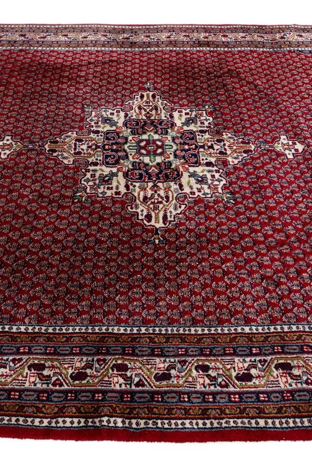 Detail image of 190cm x 290cm anudado a mano Mir Alfombra Lana