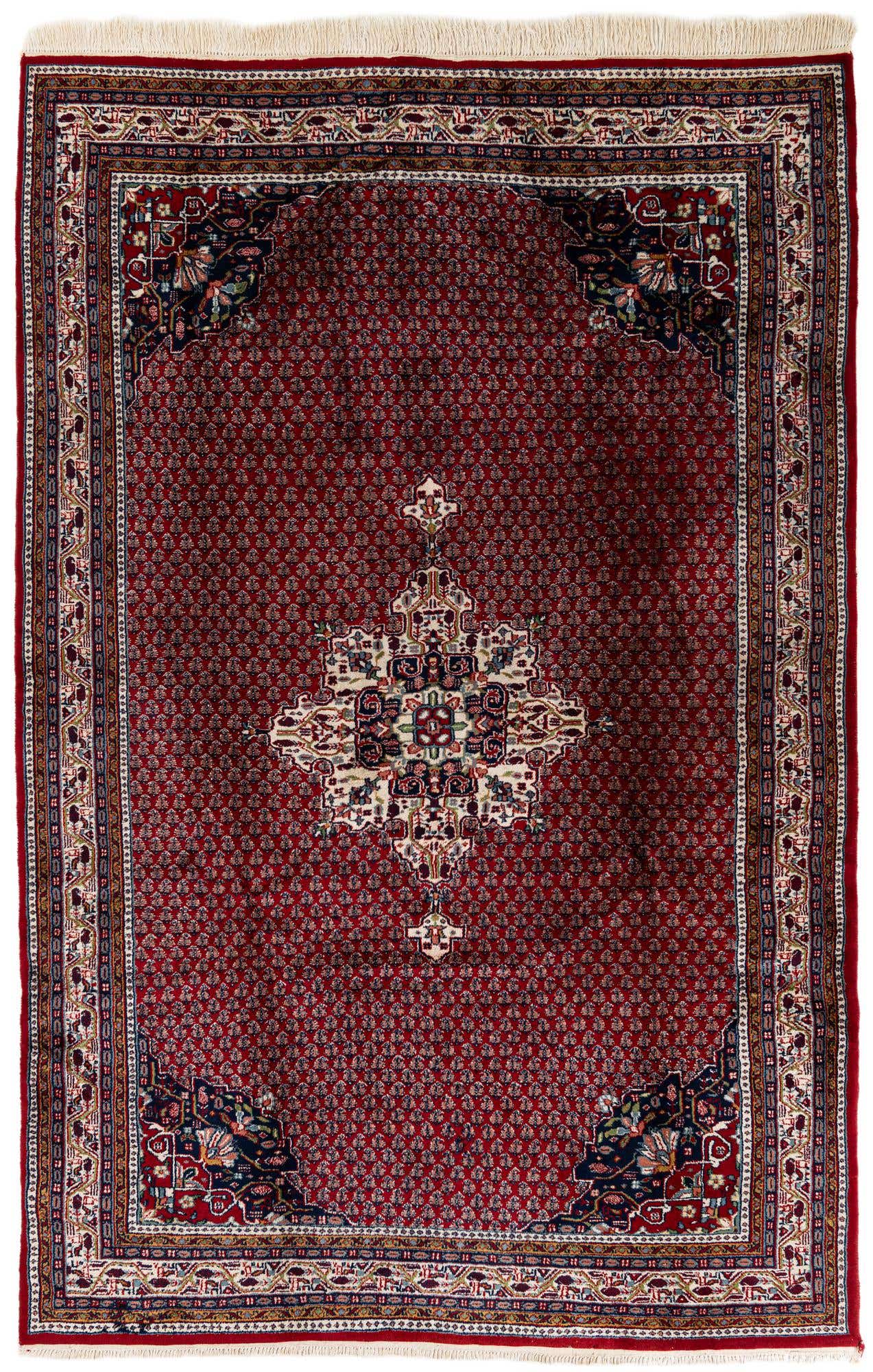 190cm x 290cm anudado a mano Mir Alfombra Lana