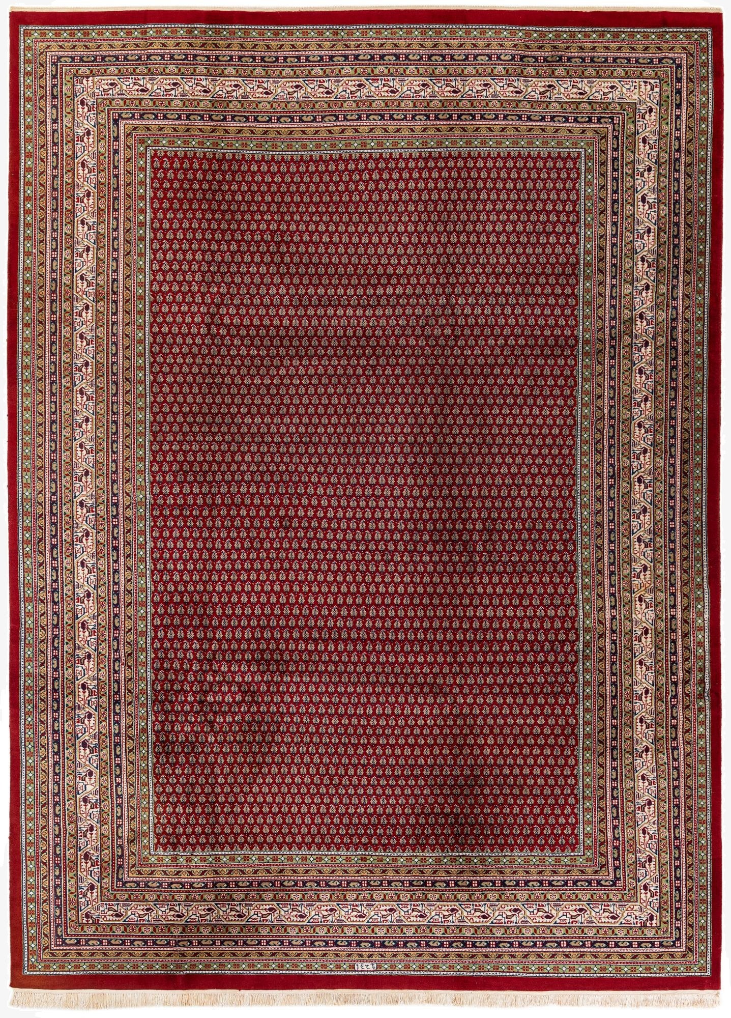 8' 4 x 11' 4  Hand Knotted Mir Wool Rug