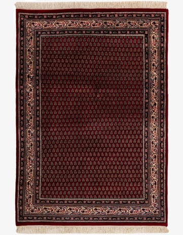 3' 11 x 5' 8 Hand Knotted Mir Wool Rug