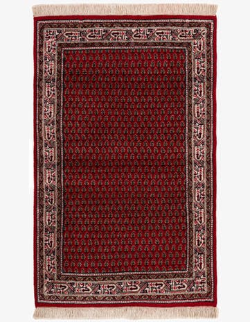 3' 2 x 5' Hand Knotted Mir Wool Rug