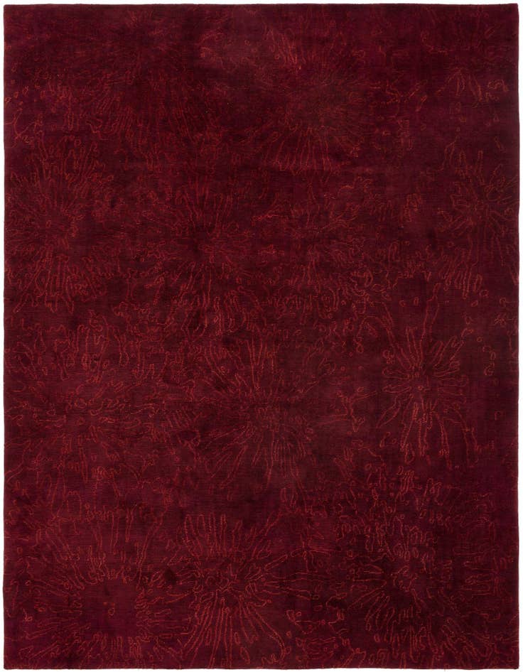 Detail image of 7' 9 x 9' 10 Modern Nehmo Wool Rug
