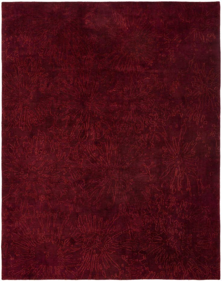 Detail image of 7' 9 x 9' 10 Modern Nehmo Wool Rug