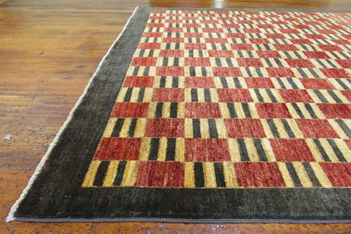 6' 5 x 9' 7 Hand Knotted Modern Ziegler Oriental Rug