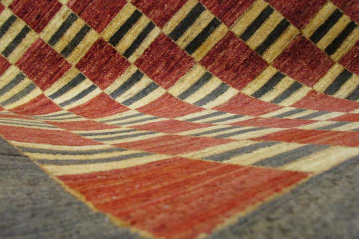 6' 5 x 9' 7 Hand Knotted Modern Ziegler Oriental Rug