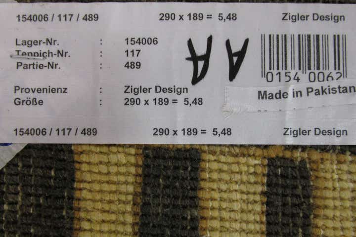 6' 5 x 9' 7 Hand Knotted Modern Ziegler Oriental Rug