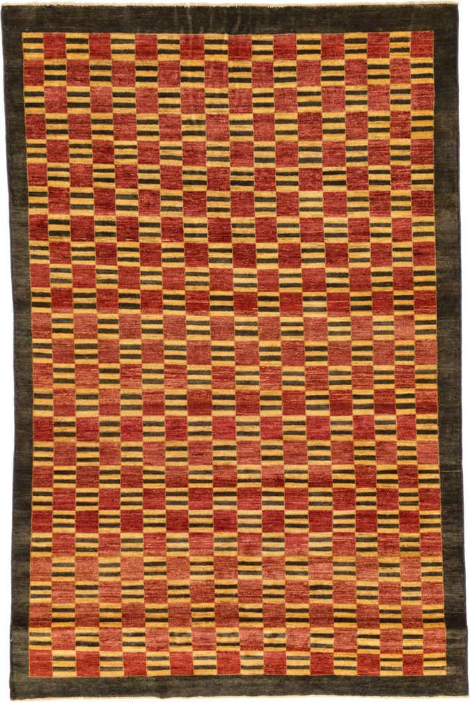 6' 5 x 9' 7 Hand Knotted Modern Ziegler Oriental Rug