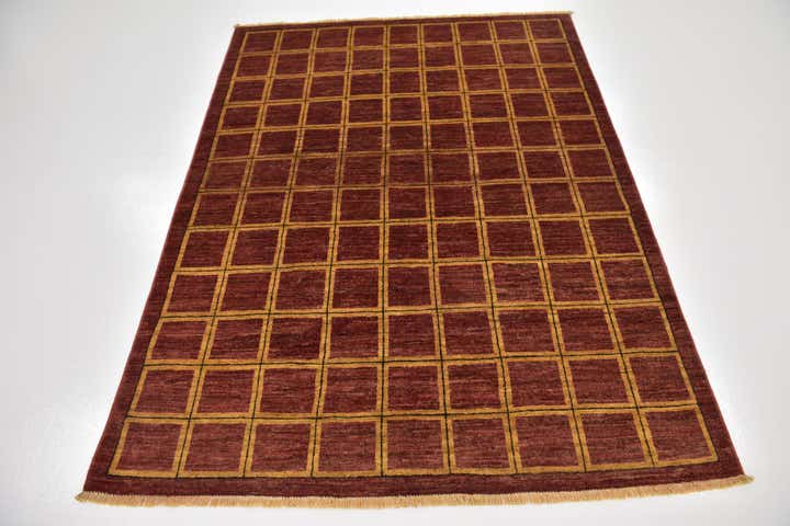 4' 10 x 6' 5 Hand Knotted Modern Ziegler Rug