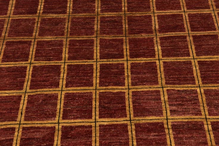 Detail image of 4' 10 x 6' 5 Hand Knotted Modern Ziegler Rug
