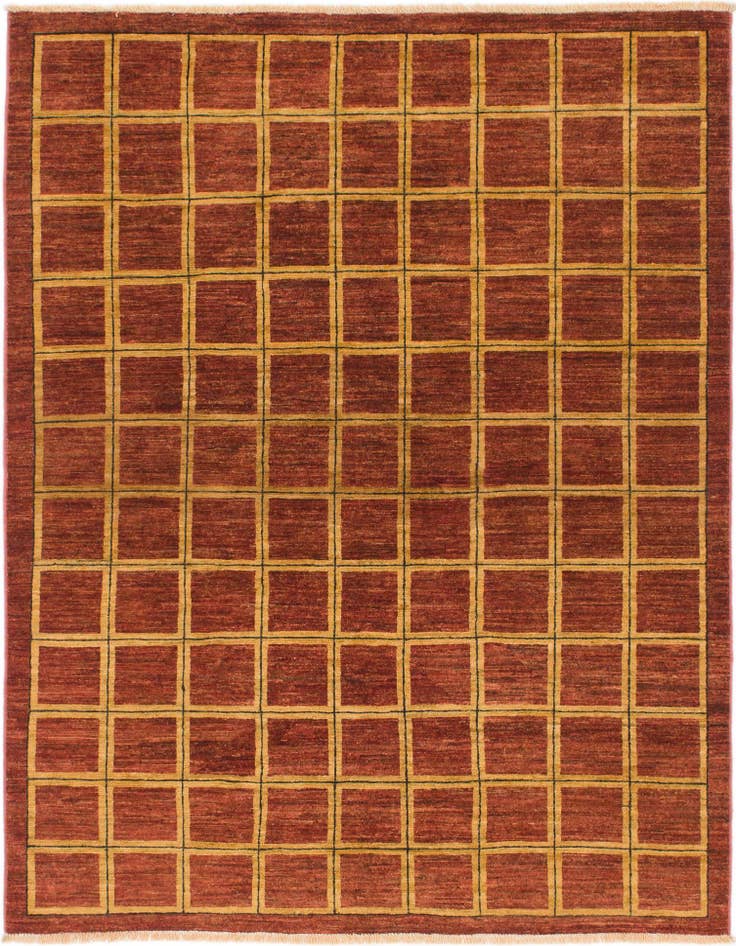 Detail image of 4' 10 x 6' 5 Hand Knotted Modern Ziegler Rug