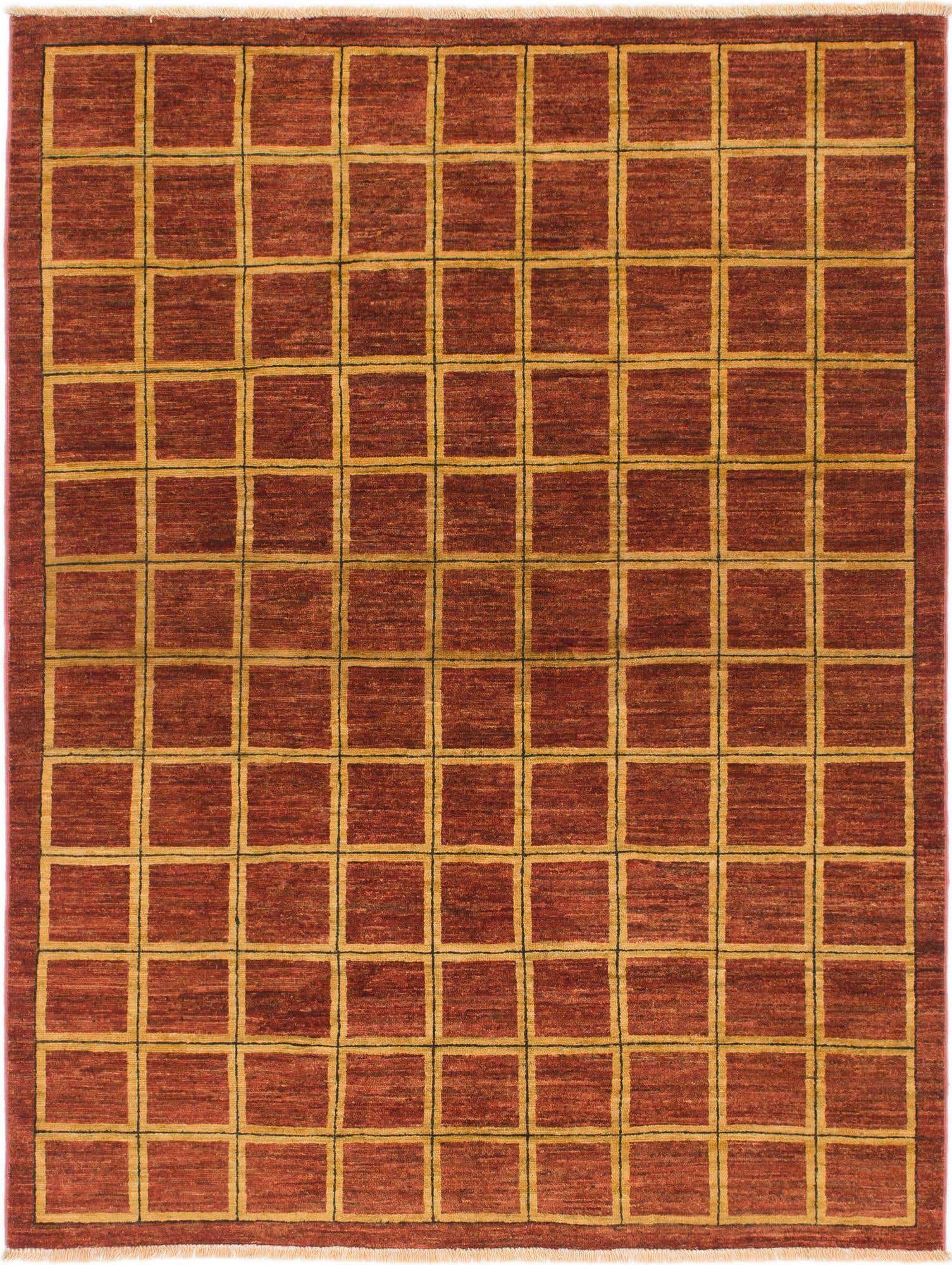 4' 10 x 6' 5 Hand Knotted Modern Ziegler Rug