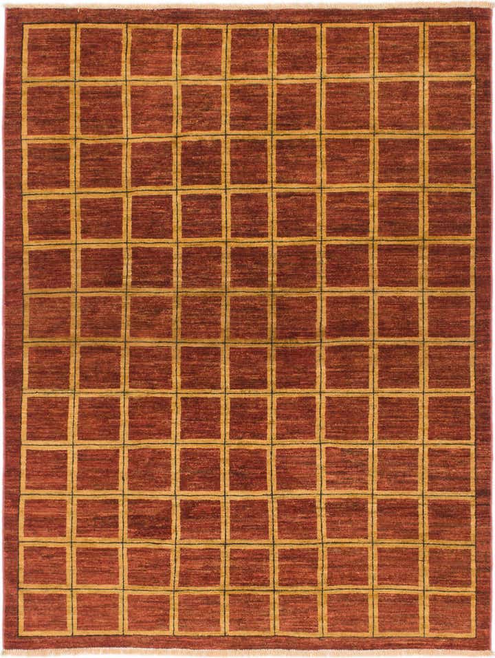 4' 10 x 6' 5 Hand Knotted Modern Ziegler Rug