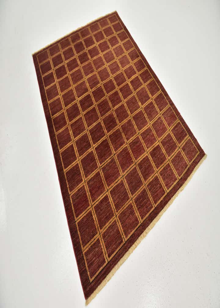 5' x 6' 7 Hand Knotted Modern Ziegler Rug