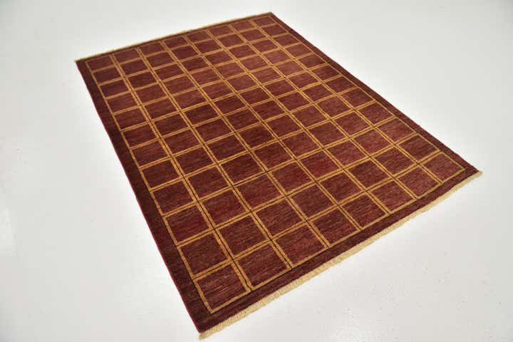 5' x 6' 7 Hand Knotted Modern Ziegler Rug