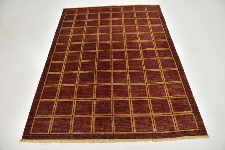 5' x 6' 7 Hand Knotted Modern Ziegler Rug