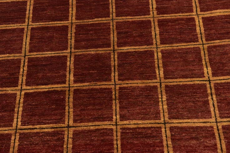 Detail image of 5' x 6' 7 Hand Knotted Modern Ziegler Rug