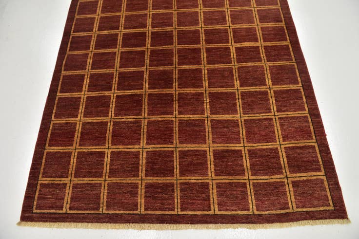 Detail image of 5' x 6' 7 Hand Knotted Modern Ziegler Rug