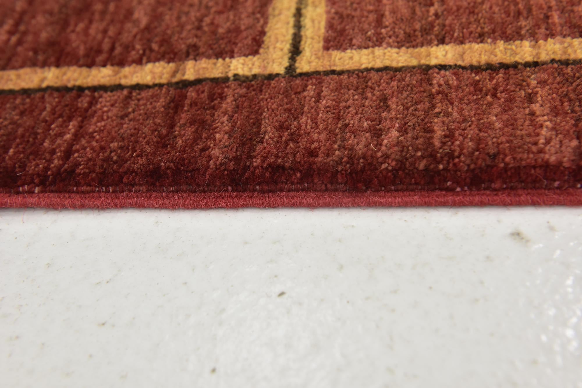 5' x 6' 7 Hand Knotted Modern Ziegler Rug