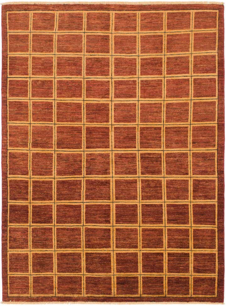 5' x 6' 7 Hand Knotted Modern Ziegler Rug