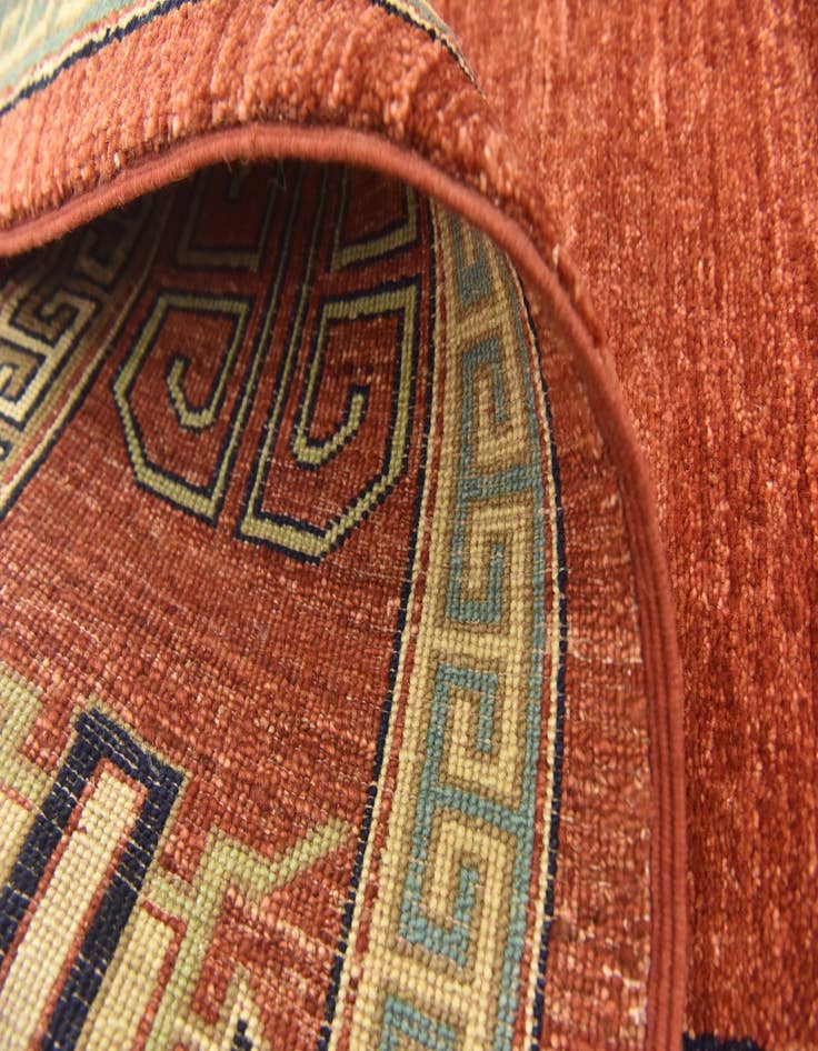 Detail image of 4' 7 x 6' 6  Hand Knotted Modern Ziegler Rug