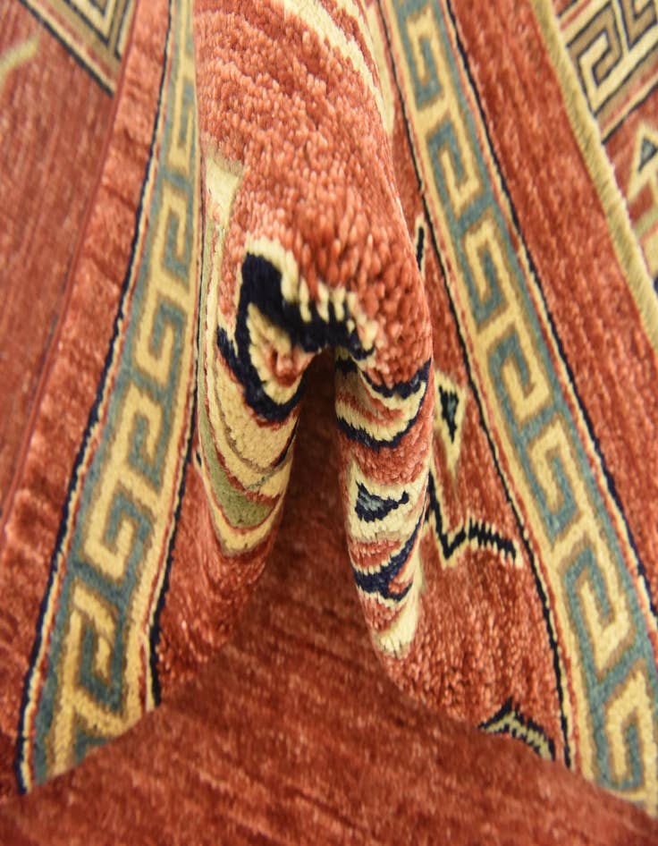 Detail image of 4' 7 x 6' 6  Hand Knotted Modern Ziegler Rug