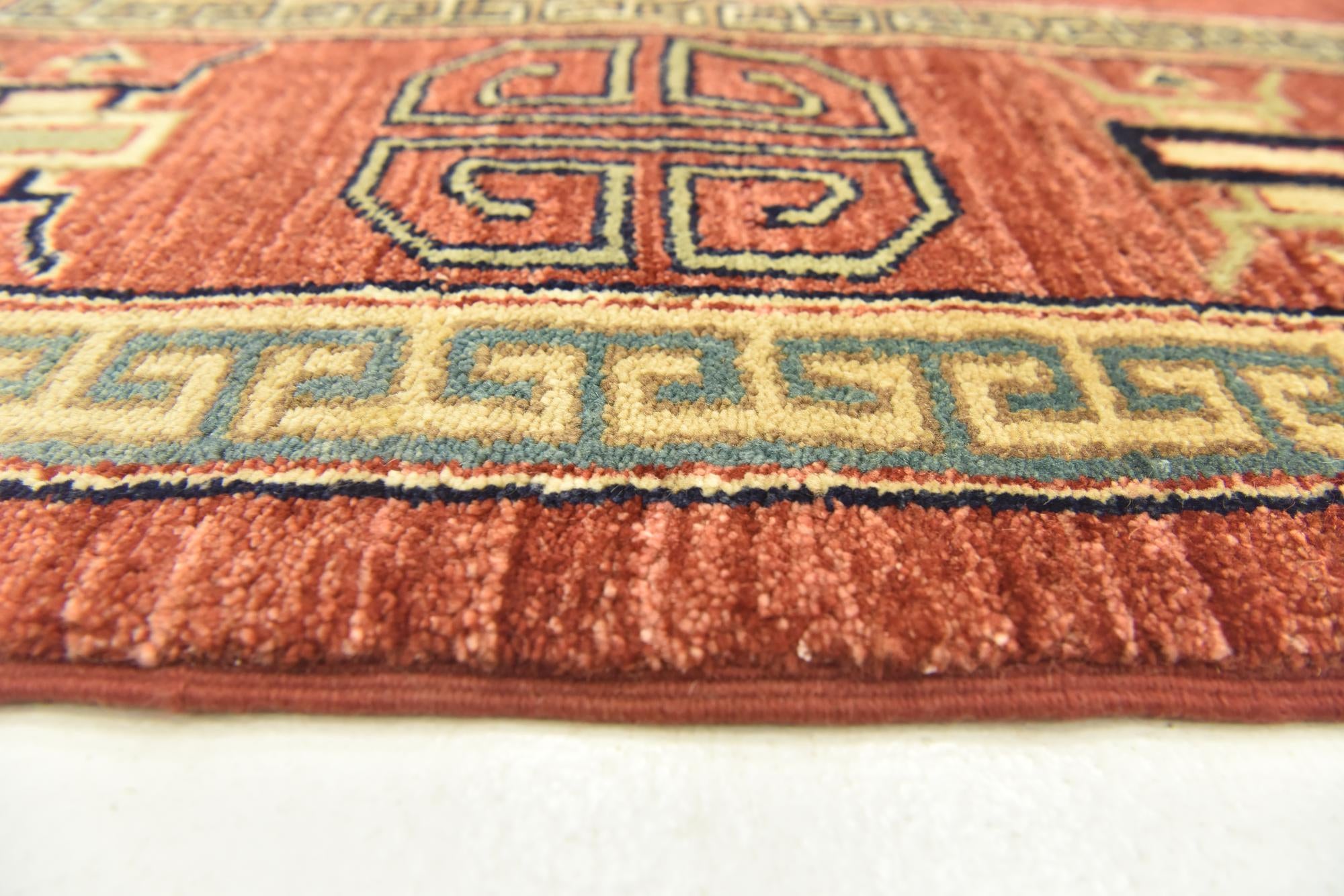 4' 7 x 6' 6 Hand Knotted Modern Ziegler Rug