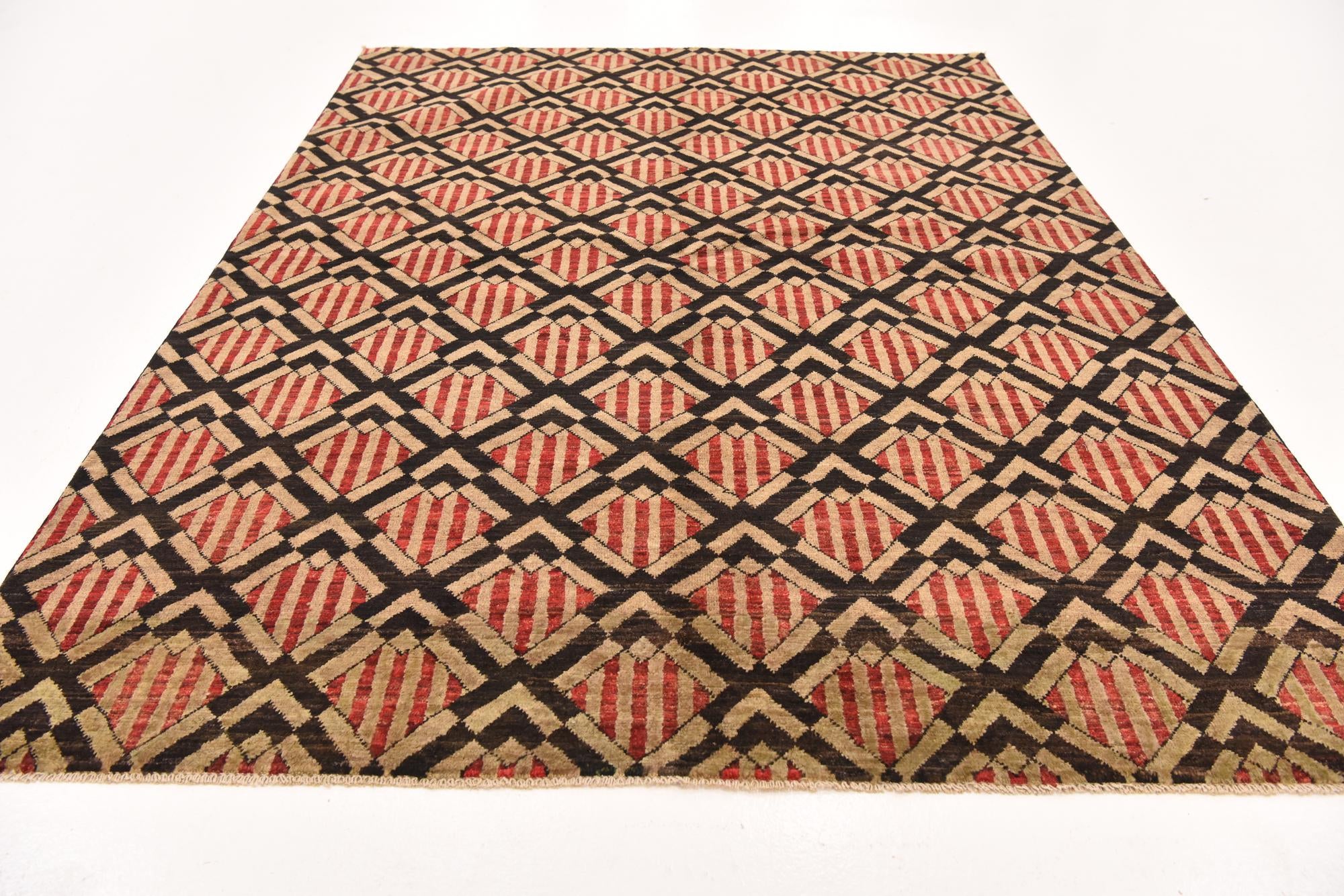 5' 10 x 7' 10 Hand Knotted Modern Ziegler Rug