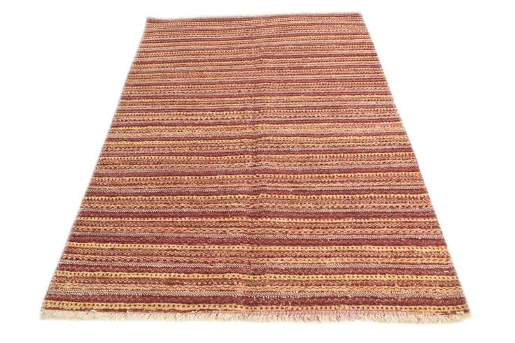 Detail image of 4' x 6' 1 Hand Knotted Modern Ziegler Rug