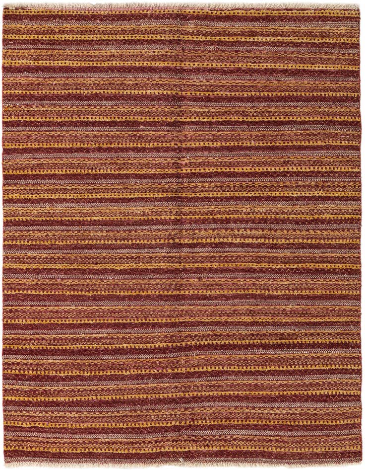 Detail image of 4' x 6' 1 Hand Knotted Modern Ziegler Rug