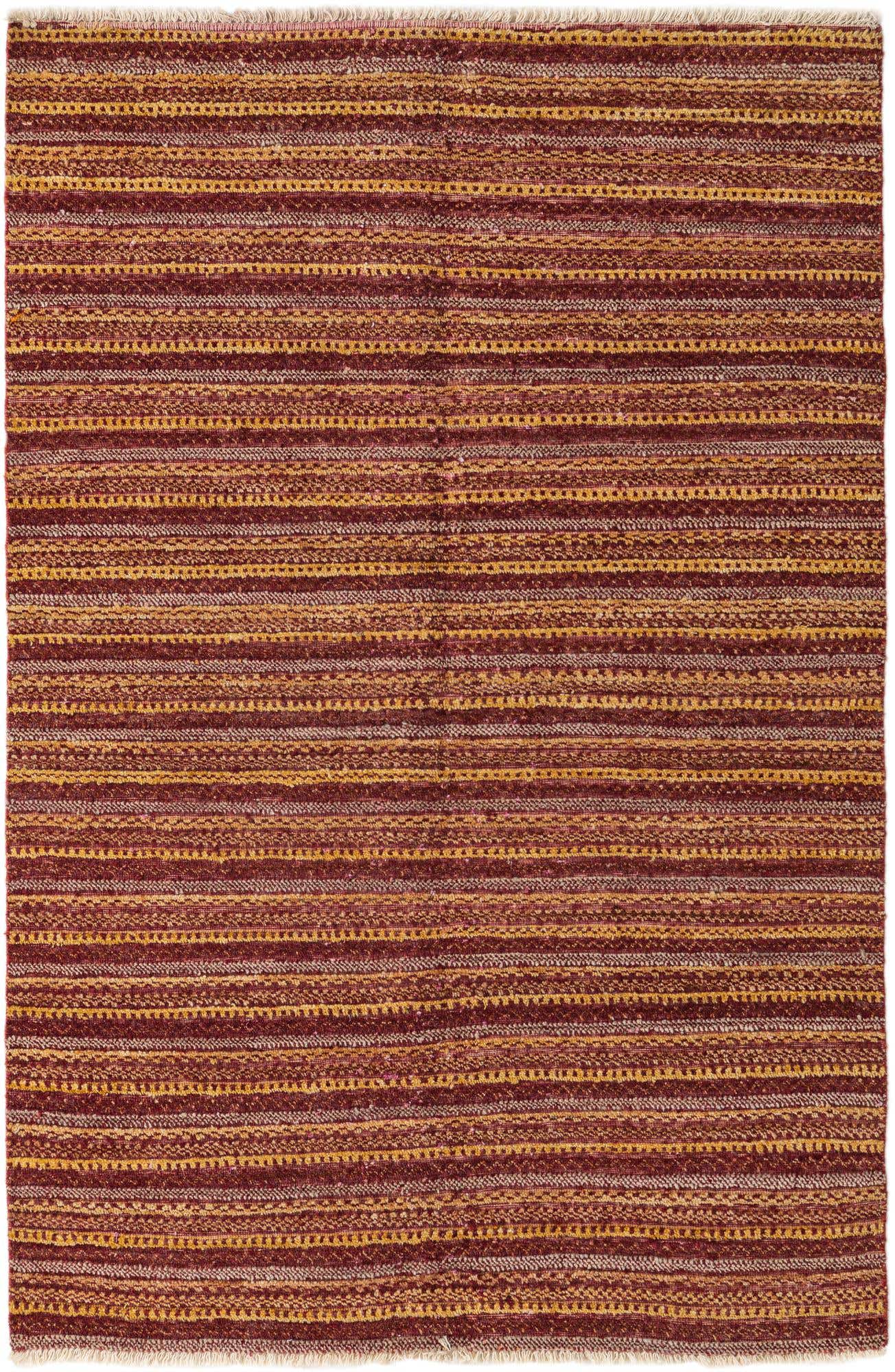 4' x 6' 1 Hand Knotted Modern Ziegler Rug