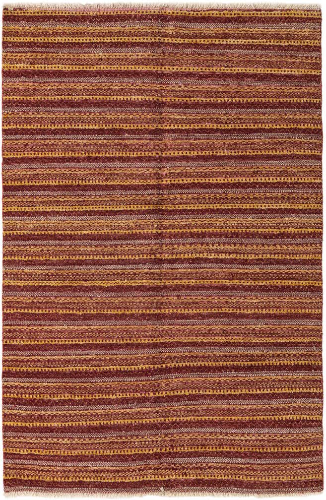 4' x 6' 1 Hand Knotted Modern Ziegler Rug