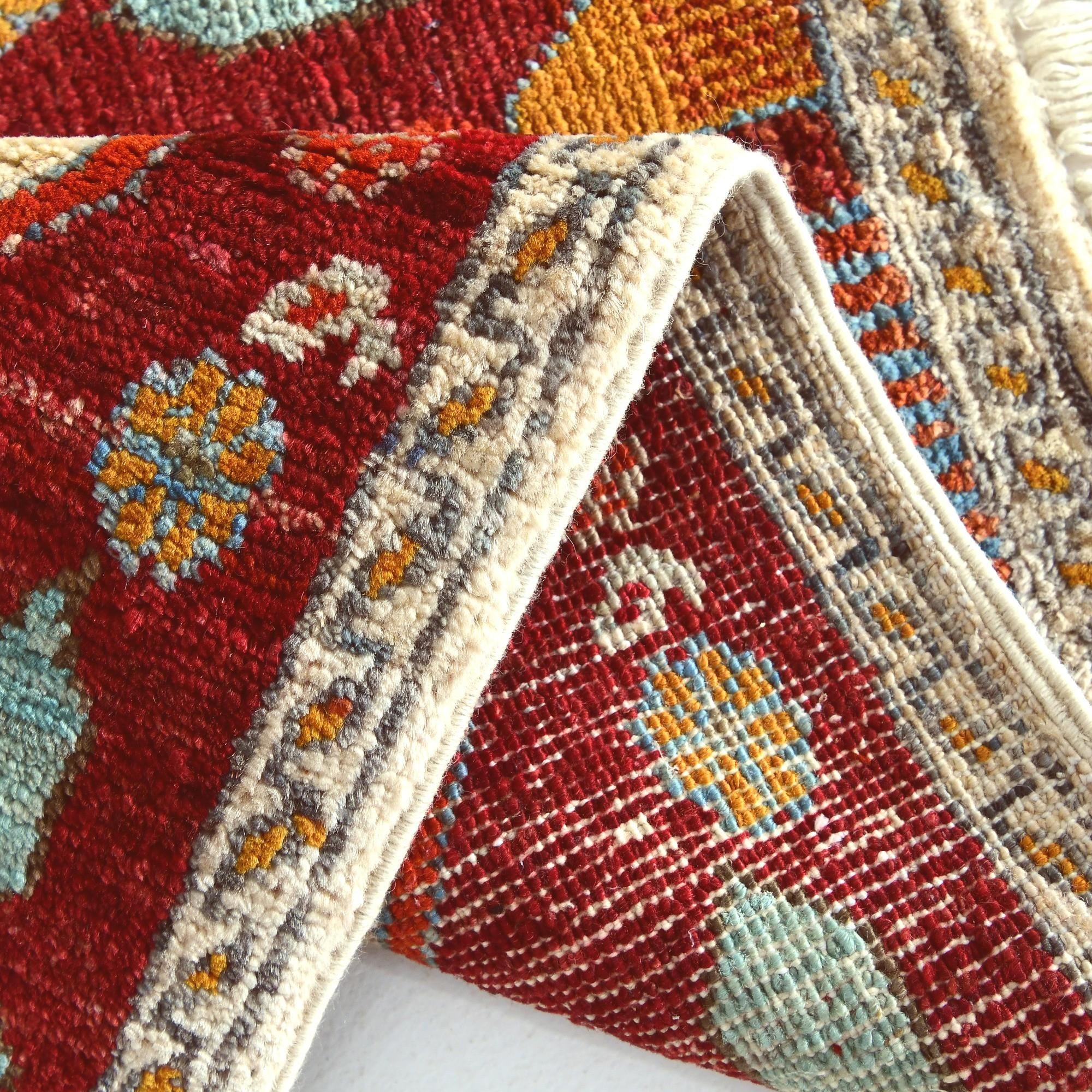 1' 6 x 2' 1 Hand Knotted Modern Ziegler Rug