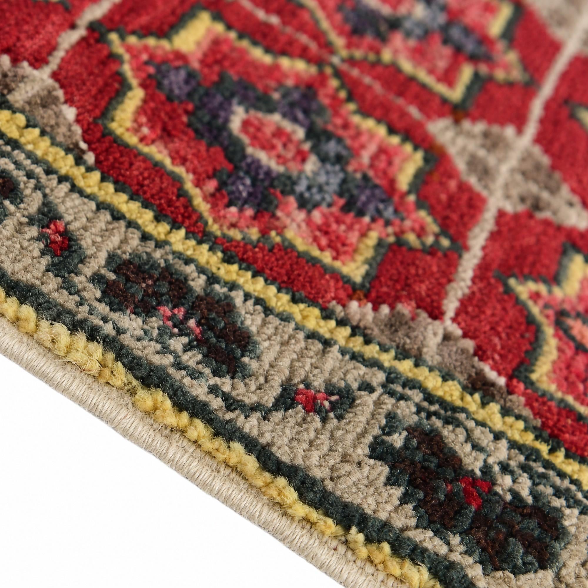 45cm x 60cm Hand Knotted Modern Ziegler Rug