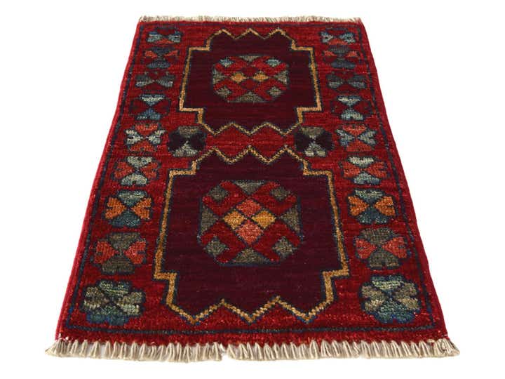1' 3 x 2' 1 Hand Knotted Modern Ziegler Rug