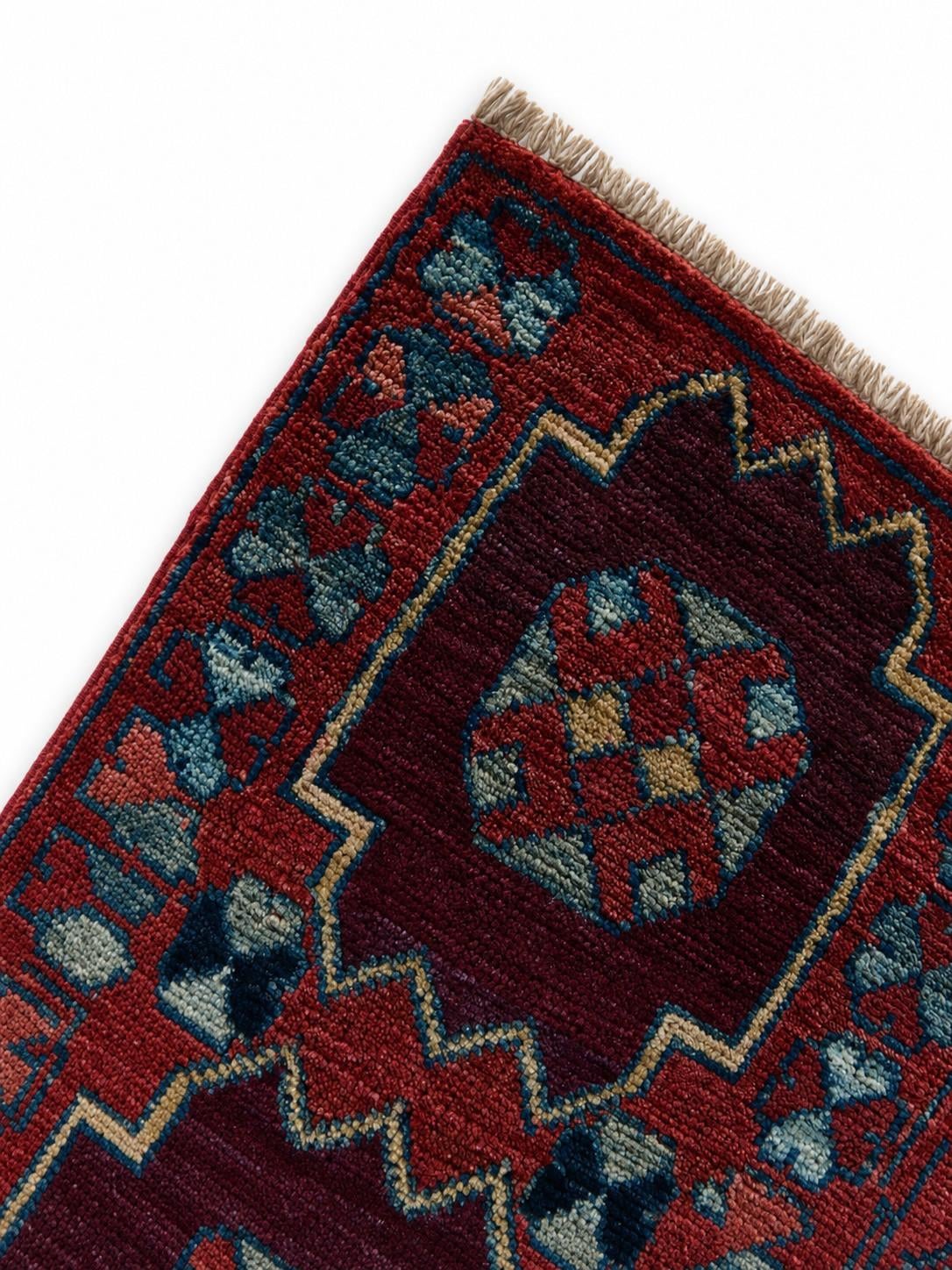 1' 3 x 2' 1 Hand Knotted Modern Ziegler Rug