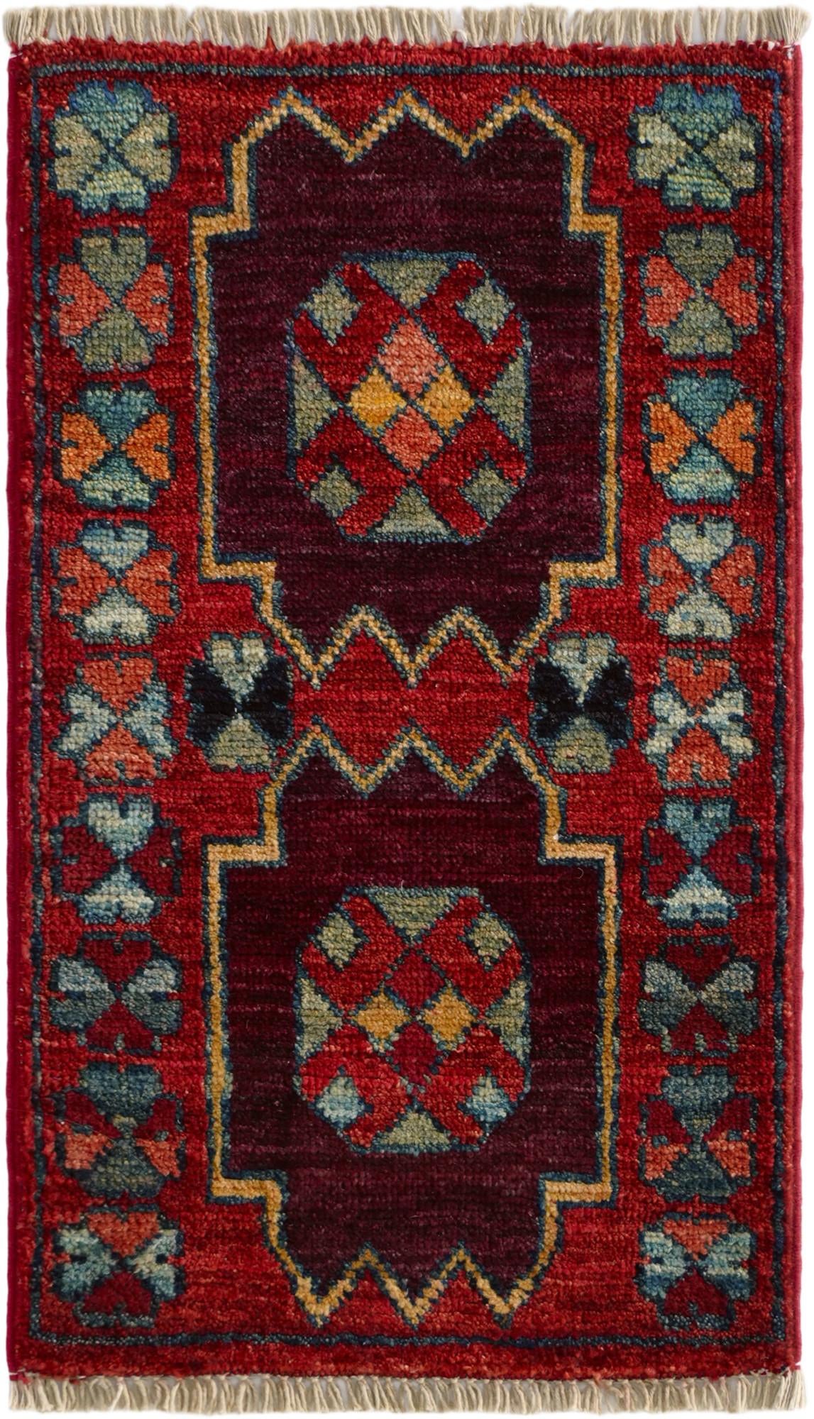 1' 3 x 2' 1 Hand Knotted Modern Ziegler Rug