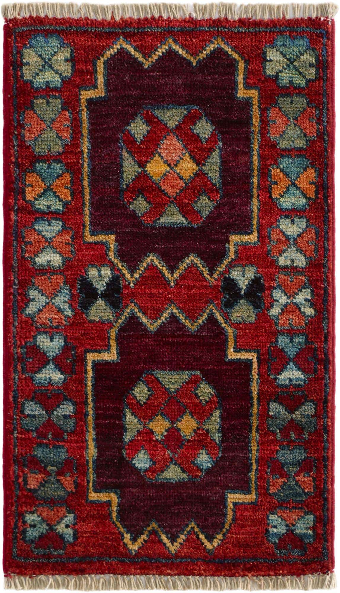 1' 3 x 2' 1 Hand Knotted Modern Ziegler Rug