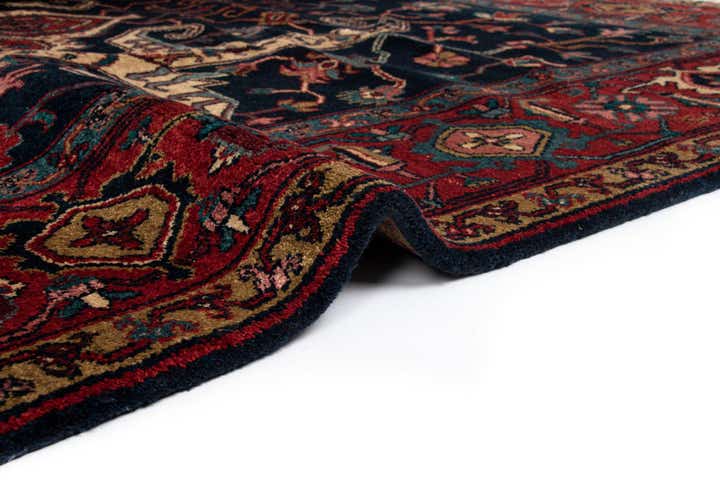 7' 11 x 10' Moghul Heriz Wool Rug