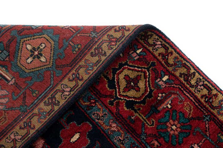 7' 11 x 10' Moghul Heriz Wool Rug